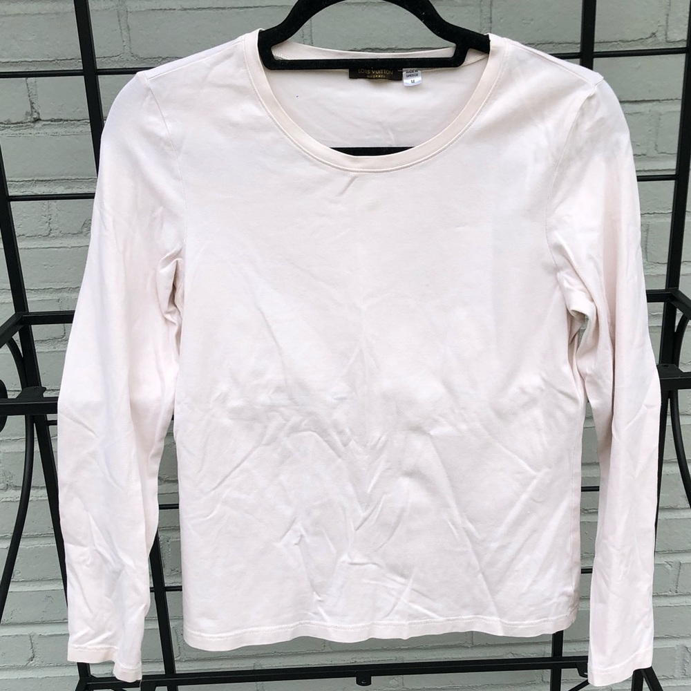 Plain cream Louis Vuitton long sleeve!